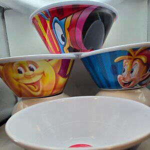 Kellogg's Cereal Bowls: 4 New Rice Krispies, Frosted Flakes, Fruit Loops,